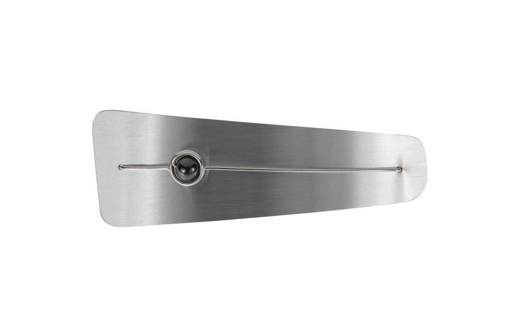 Ultra Light Weight Hematite Barrette - Large Size