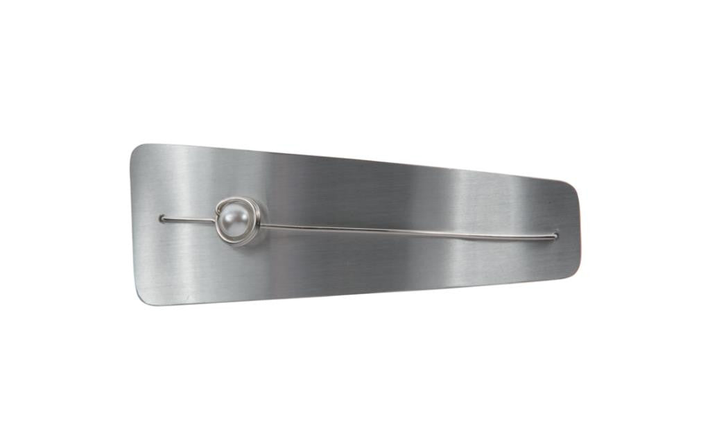 Ultra Light Weight Pearl Barrette - Large Size