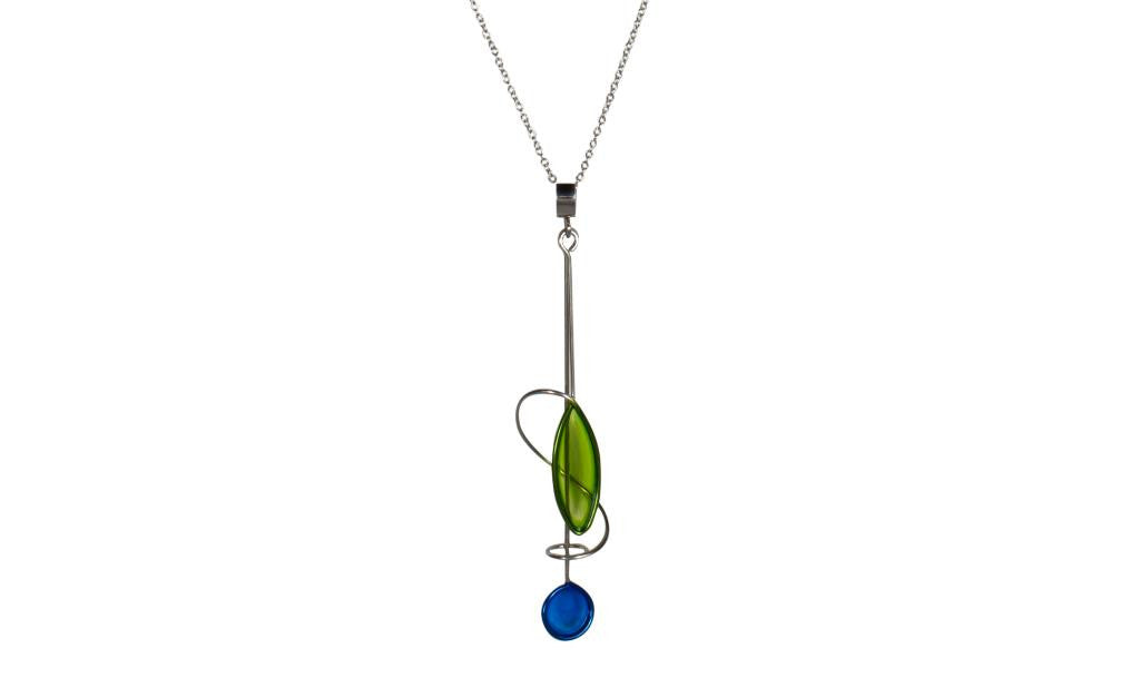 Ellipse & Circle Necklace