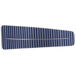 Ultra Light Weight Striped Barrette - Large Size