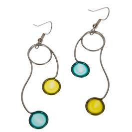 Wave & Sphere Earrings