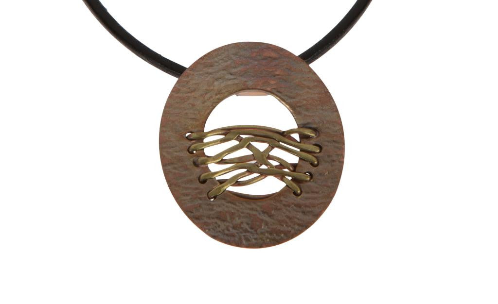 Copper Nickel Mid Wired Necklace