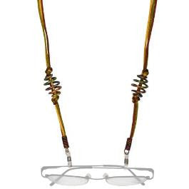 Industrial Chic - Gold Hues Eyeglass Holder Necklace